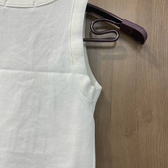 Miu Miu Cream Embossed Tank Top - Picture 5 of 8